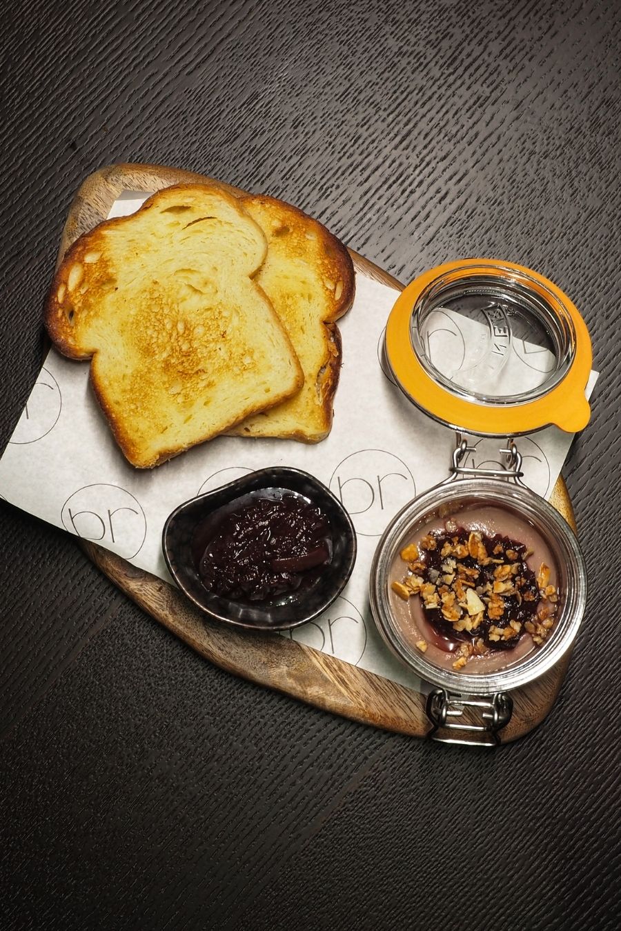 Blas Restaurant Bar Menu. Chicken Parfait with Toasted Brioche