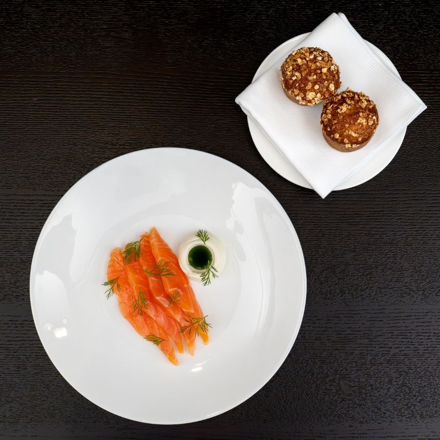 Blas Restaurant Bar Menu - Tenby Smoked Salmon with Soda Bread