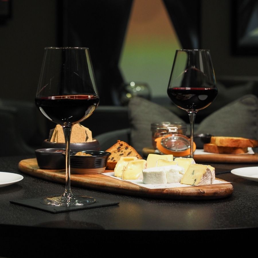 Blas Restaurant Bar Menu. Selection of Welsh Cheeses