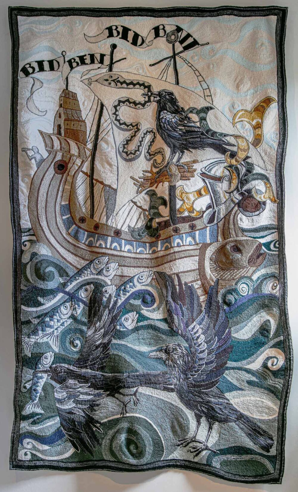 Raven & Ship Wall Hanging