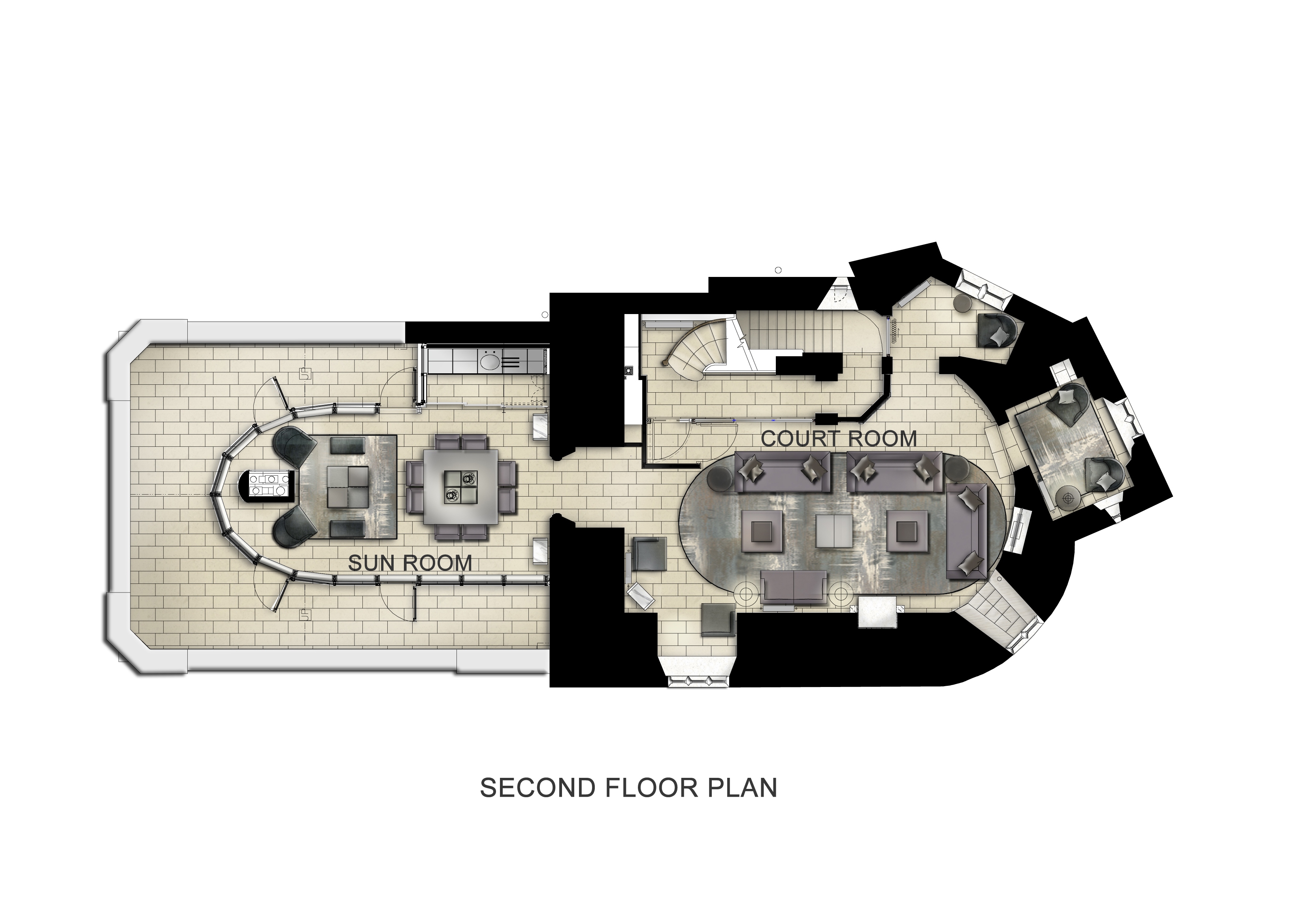 Roch Castle Second Floor Plan